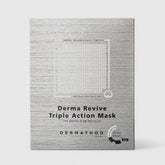 Derma Revive Triple Action Mask packaging on a white background