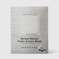 Derma Revive Triple Action Mask packaging on a white background
