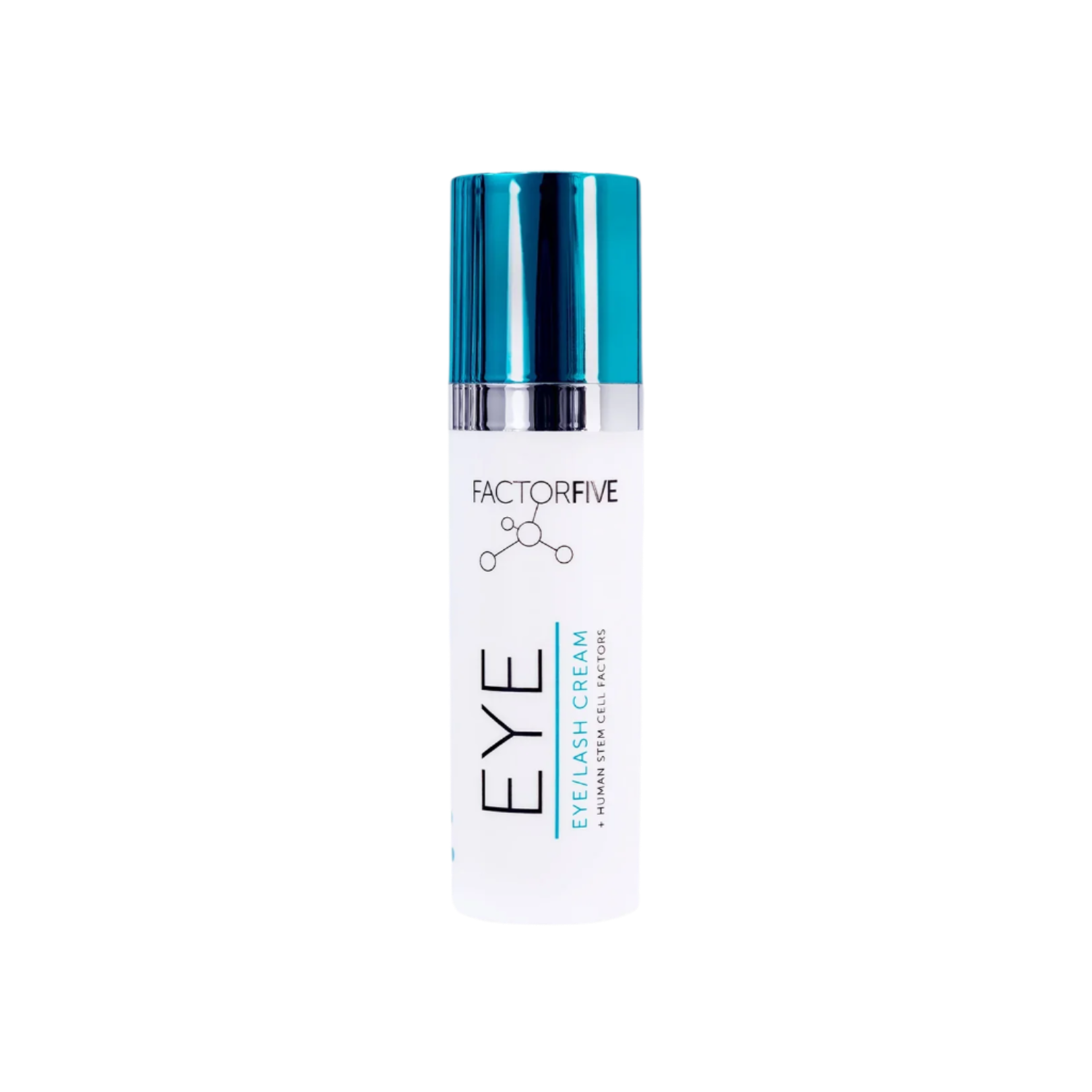 Factor Five Eye eyelash cream bottle on a white background