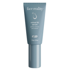 A tube of Retinal B3 Serum with blue and white labeling.
