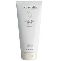 A tube of Face Reality Antioxidant Scrub.