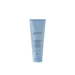 A tube of Glymed Plus Chocolate Masque with enzymes for skin care.