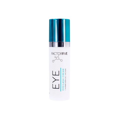 Factor Five Eye eyelash cream bottle on a white background