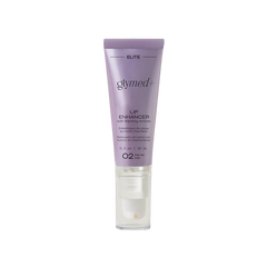 A tube of GlyMed+ Lip Enhancer with purple and white packaging.