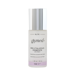 Glymed Elite Revitalizing Essence bottle on a white background