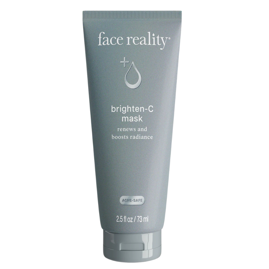 A tube of Brighten-C Mask from Face Reality, which is designed to renew and boost radiance of the skin.