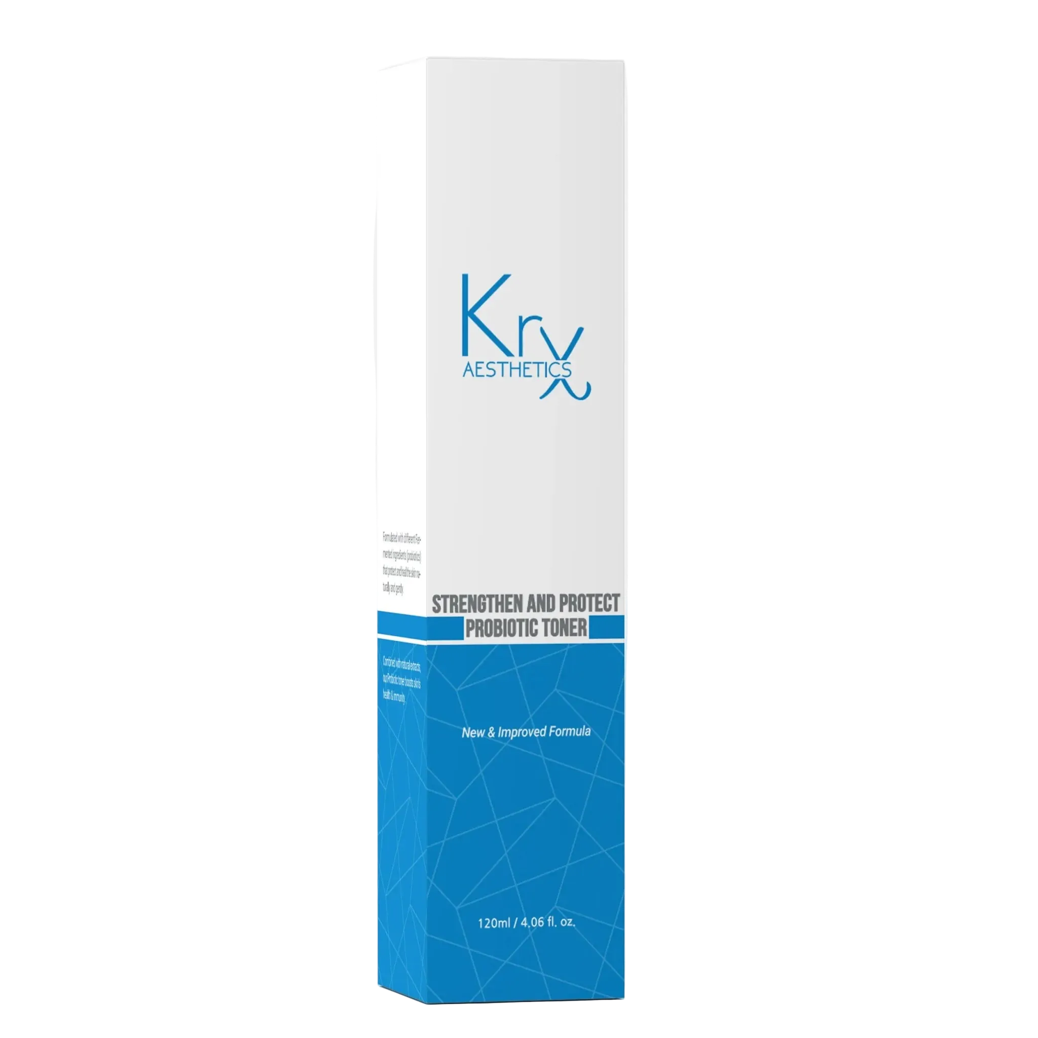 Kry Aesthetics skincare product packaging on a white background
